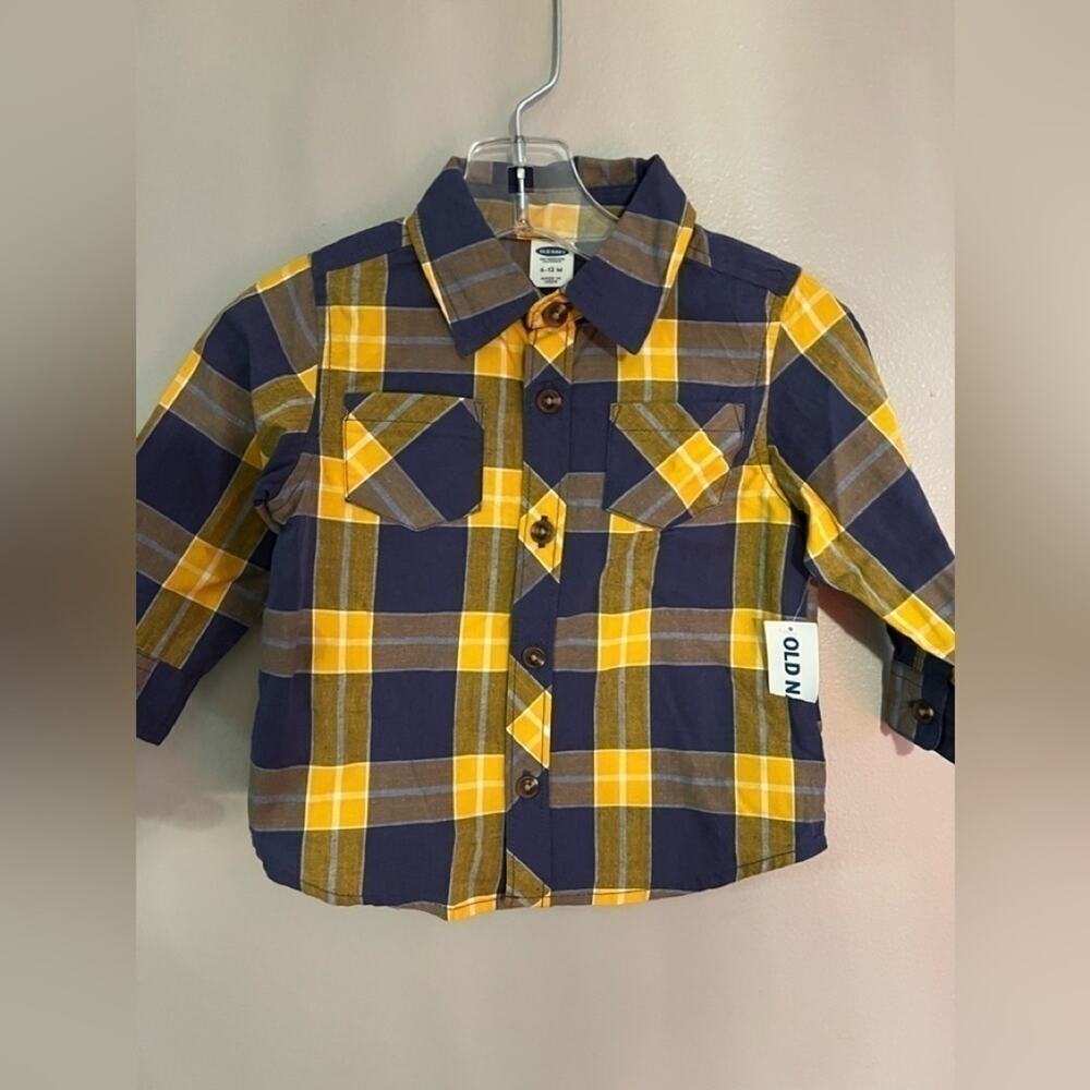 OLD NAVY BOYS “DRESS SHIRTS” SIZE 6-12 MONTHS NWT